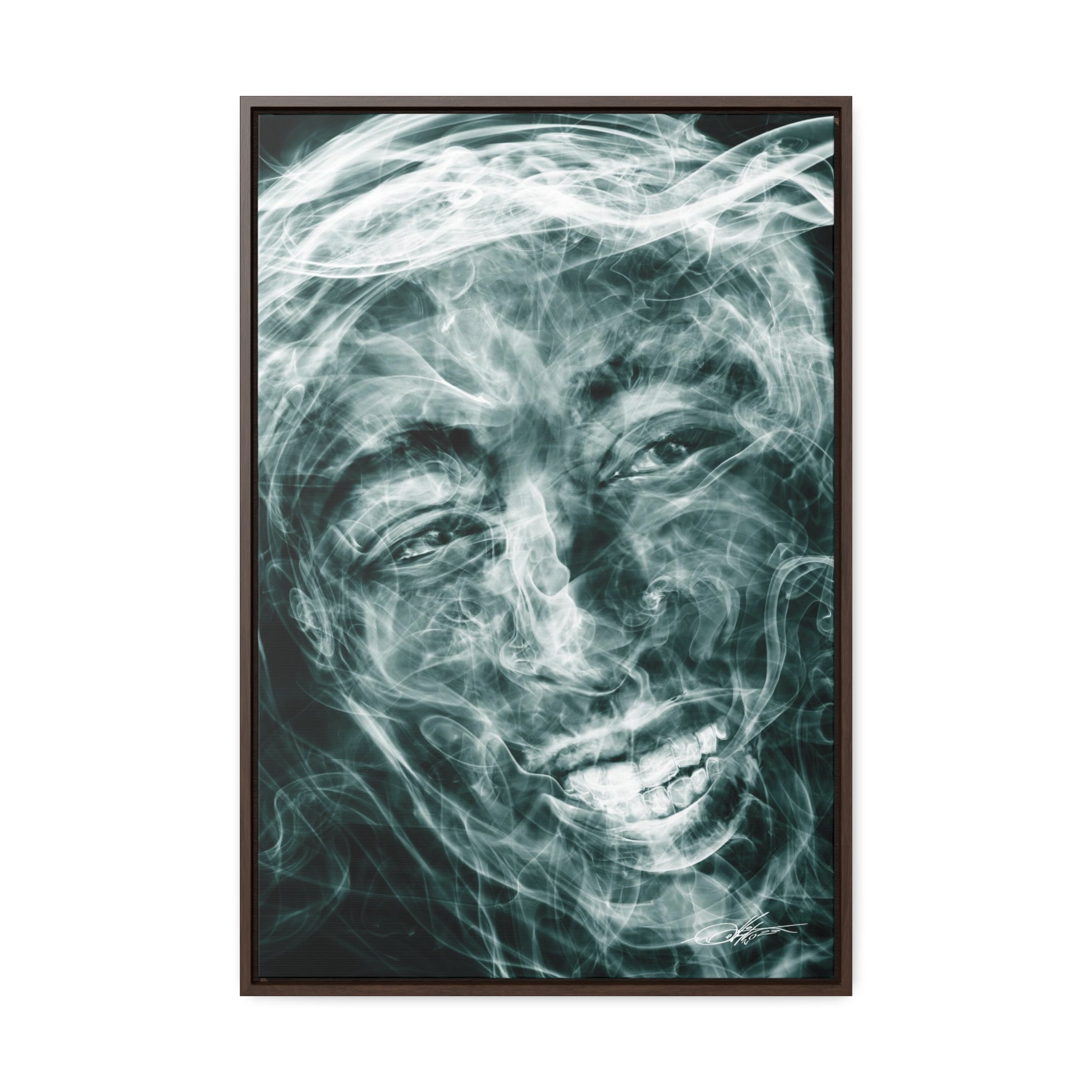 Smoking Legends PAC-1 Framed Canvas Wrap