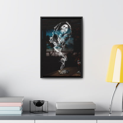 Smoking Legends Bob-1 Framed Canvas Wrap