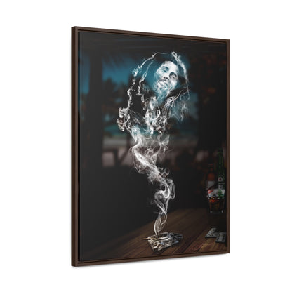 Smoking Legends Bob-1 Framed Canvas Wrap