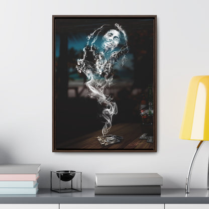 Smoking Legends Bob-1 Framed Canvas Wrap