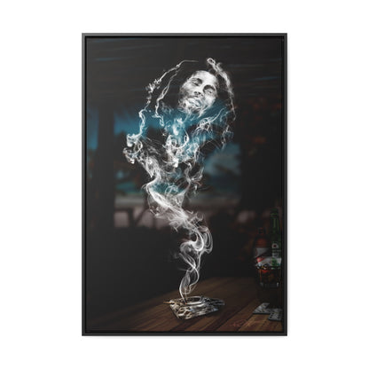 Smoking Legends Bob-1 Framed Canvas Wrap