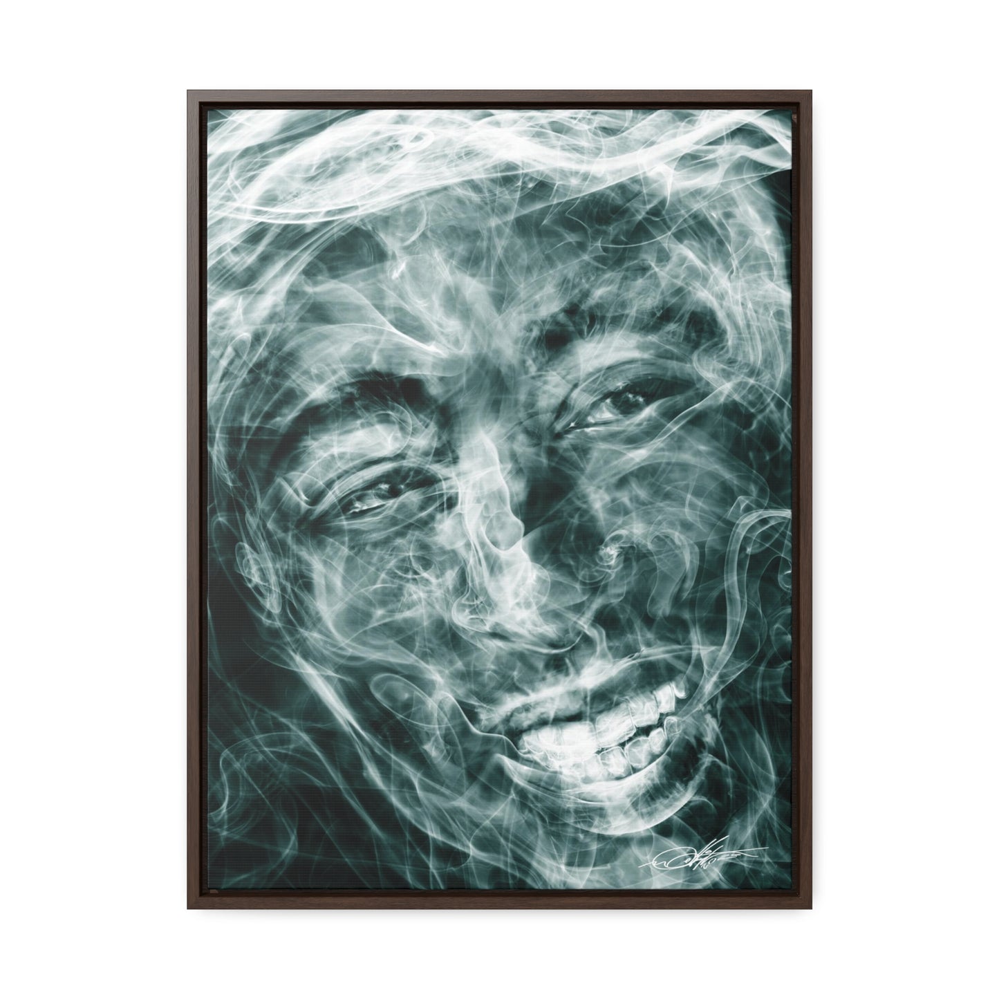 Smoking Legends PAC-1 Framed Canvas Wrap