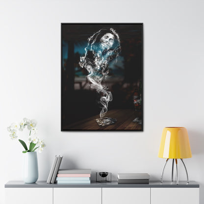 Smoking Legends Bob-1 Framed Canvas Wrap