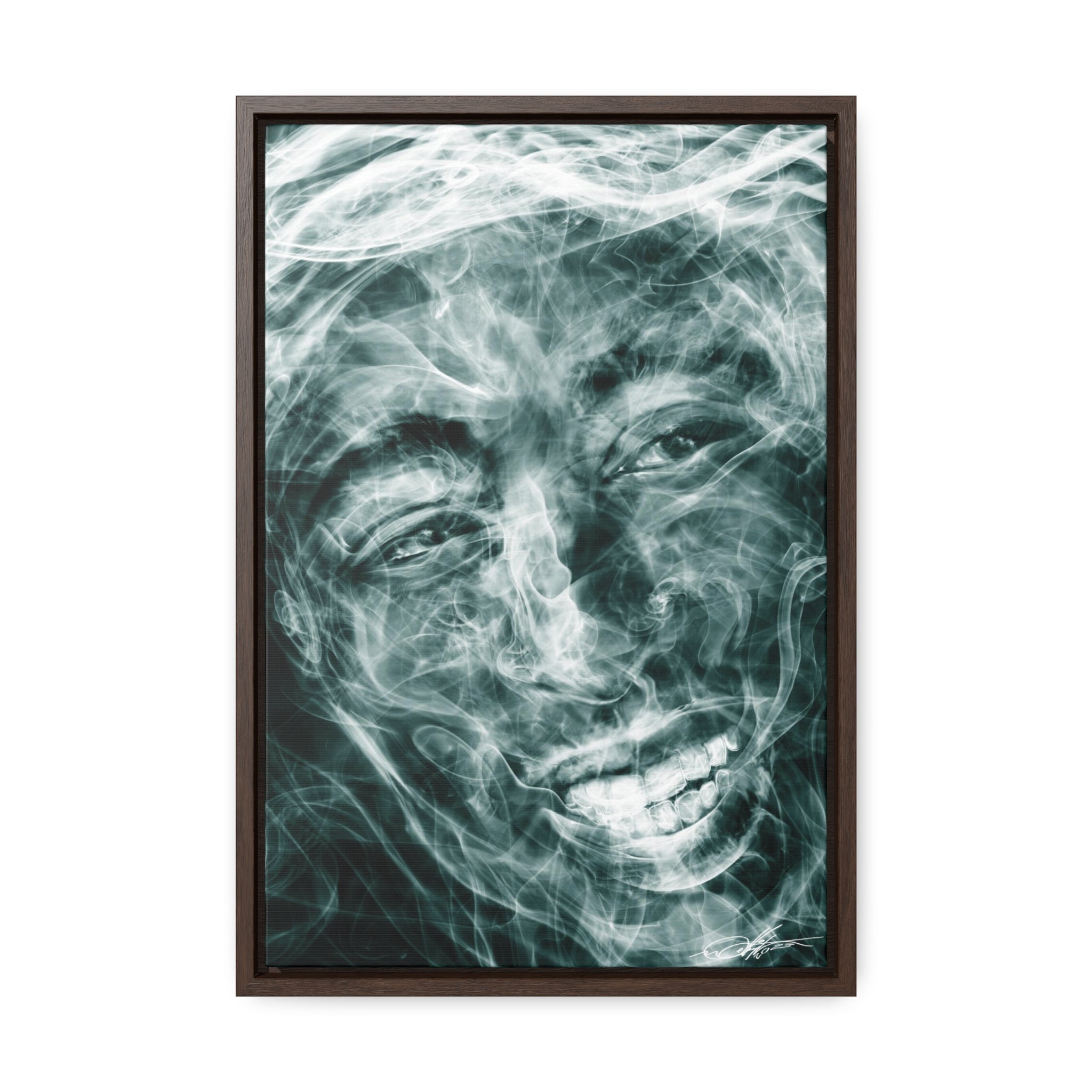 Smoking Legends PAC-1 Framed Canvas Wrap