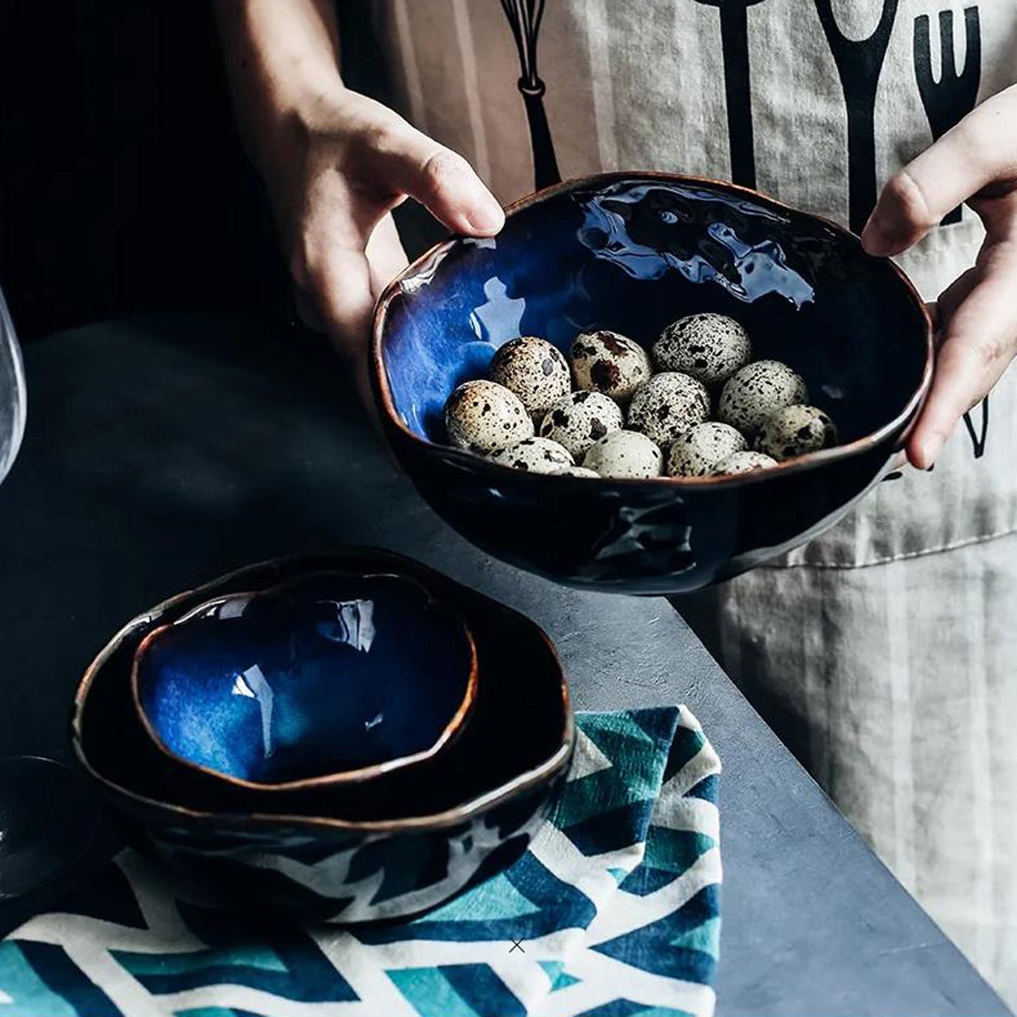 Artfully Shaped Ceramic Bowls | Single Piece Ceramic Bowls | Irregular Shaped Ceramic Bowls - City2CityWorld