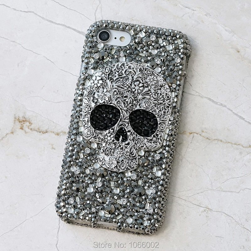 Cool Punk-Look Case | Spikes Studs Rivets Diamonds Bling Case For iPhone & Samsung Models - City2CityWorld