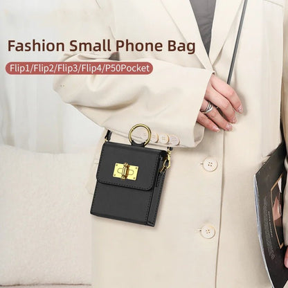 Crossbody Bag Phone Case With Lanyard Combination For Samsung Galaxy Z Flip2 | Flip3 | Flip 4 Inactive - City2CityWorld