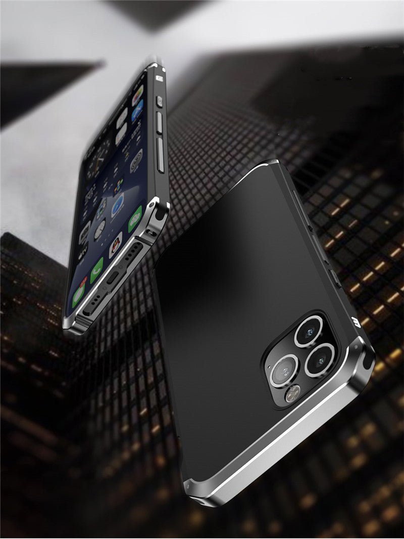 Elegant Armored Aluminum Case For iPhone 11 to 13Mini - City2CityWorld