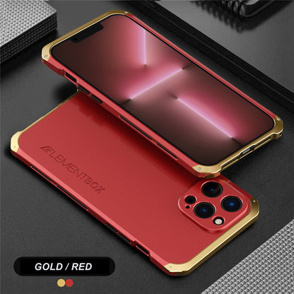 Elegant Armored Aluminum Case For iPhone 13Pro Max to 15Pro Max - City2CityWorld