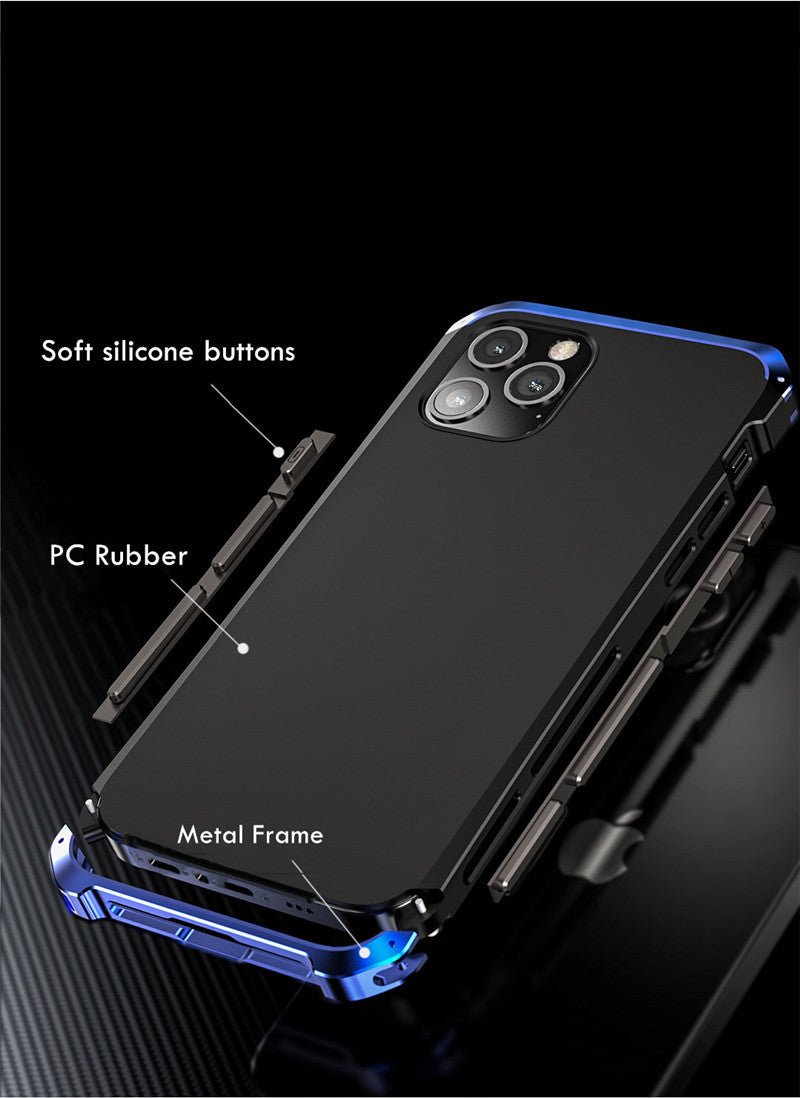 Elegant Armored Aluminum Case For iPhone 13Pro Max to 15Pro Max - City2CityWorld