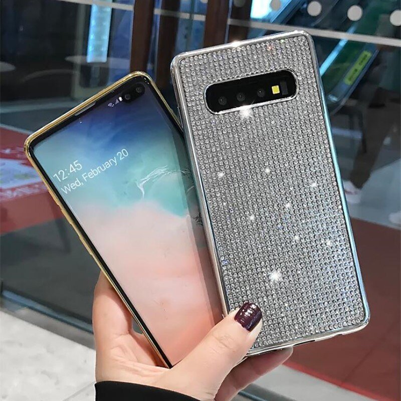 Fashion Diamond Case | Soft Cover Bling Rhinestone Phone Case For Samsung Models - City2CityWorld