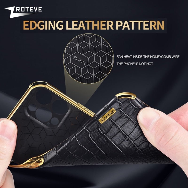 Gold Electroplated Crocodile Pattern Case For Samsung | Galaxy S10 +++ - City2CityWorld