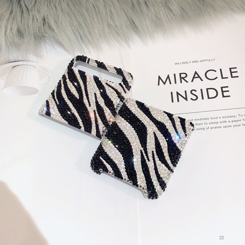 Handmade Diamond Zebra Phone Case For Samsung Models - City2CityWorld