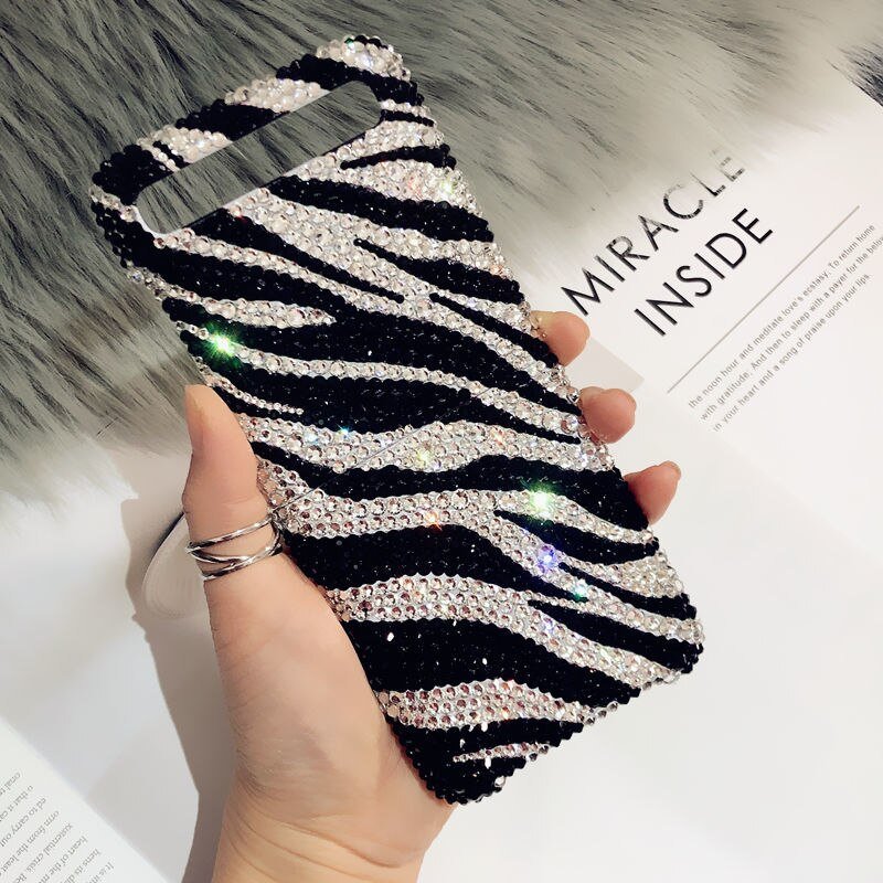 Handmade Diamond Zebra Phone Case For Samsung Models - City2CityWorld