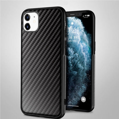 iPhone Carbon Fiber Case | Soft Silicone Cover Case For Apple iPhones - City2CityWorld