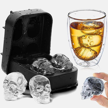 Large Square Black Silicone Ice Cube Mold - City2CityWorld