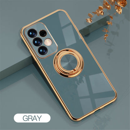 Luxury Electroplated Case With Finger Ring Holder For Samsung Phones - City2CityWorld