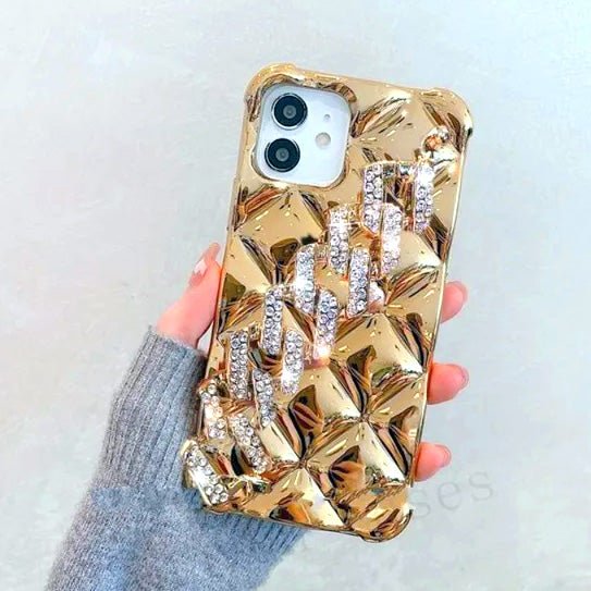 Luxury Glitter / Bling Rhinestone Case With Wrist Bracelet For Popular Phones - City2CityWorld