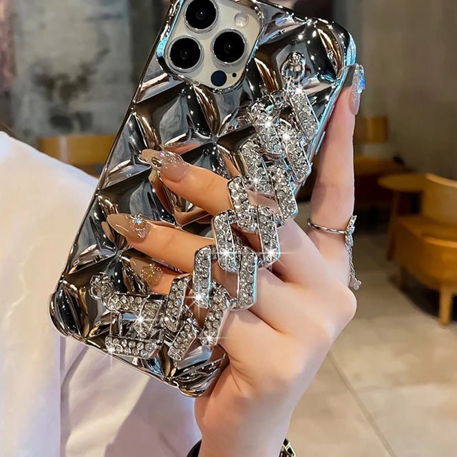 Luxury Glitter / Bling Rhinestone Case With Wrist Bracelet For Popular Phones - City2CityWorld