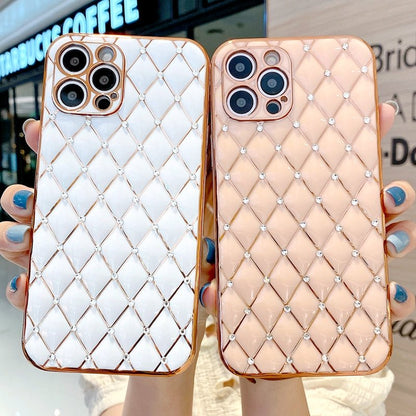 Luxury iPhone Electroplated Bling Rhinestone Case | Luxury Padded Case - City2CityWorld