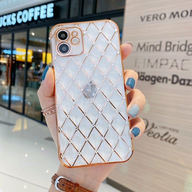 Luxury iPhone Electroplated Bling Rhinestone Case | Luxury Padded Case - City2CityWorld