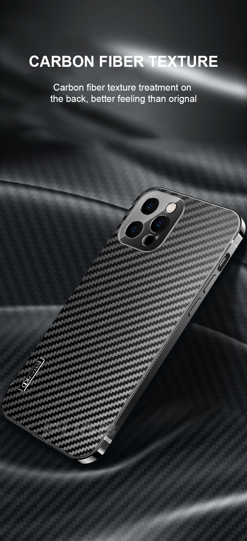 Luxury Titanium Metal Bumper Carbon Fiber Case For iPhone | Shockproof Lens Protection Cover - City2CityWorld