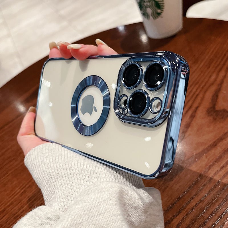 Luxury Transparent Silicone Case Incl Built in Lens Protector For iPhone 13 +++ - City2CityWorld