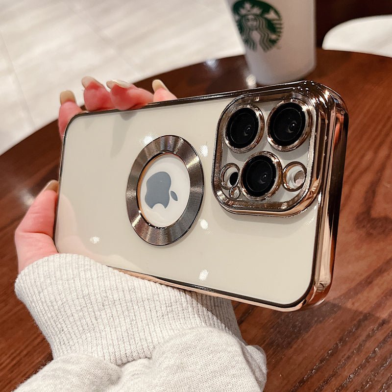 Luxury Transparent Silicone Case Incl Built in Lens Protector For iPhone 13 +++ - City2CityWorld