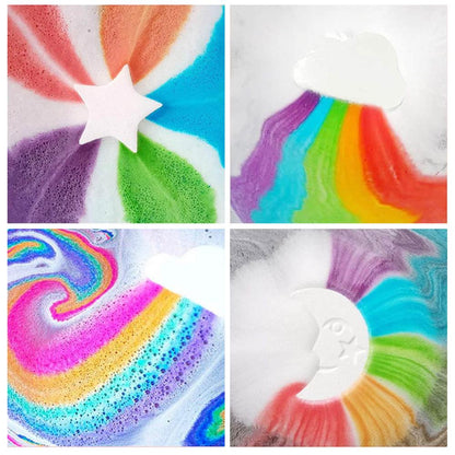 Moisturizing Rainbow Bubble Bath Bombs | Spa Quality Bath Bombs | Bath Bomb Constellation - City2CityWorld