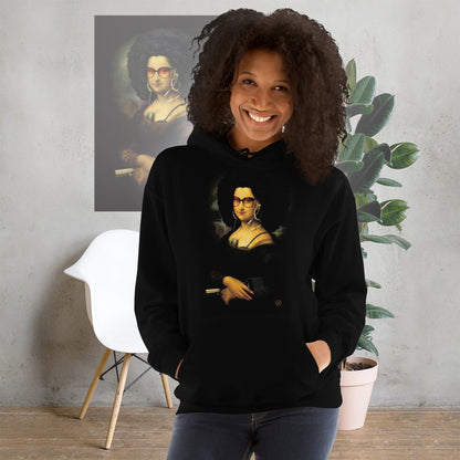 Mona From The Hood Hoodie, Modern Lisa Hoodie, Afroliscious Unisex Hoodie - City2CityWorld