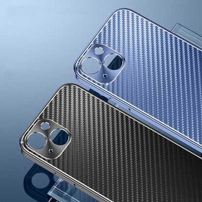 New iPhone Carbon Fibre Metal Phone Case - City2CityWorld