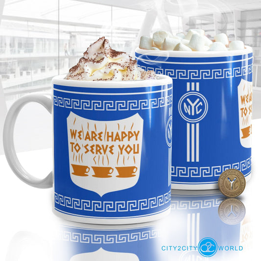 Nostalgic New York City Cup | 11 & 15 oz | NYC Mug | NYC Coffee Mug | New York City Coffee Cup | NYC Cup - City2CityWorld