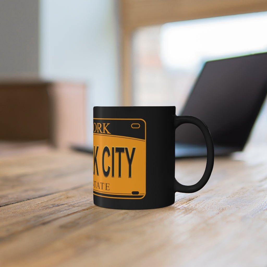 Nostalgic New York City Cup, NYC License Plate Coffee Cup, NYC Coffee Mug - City2CityWorld