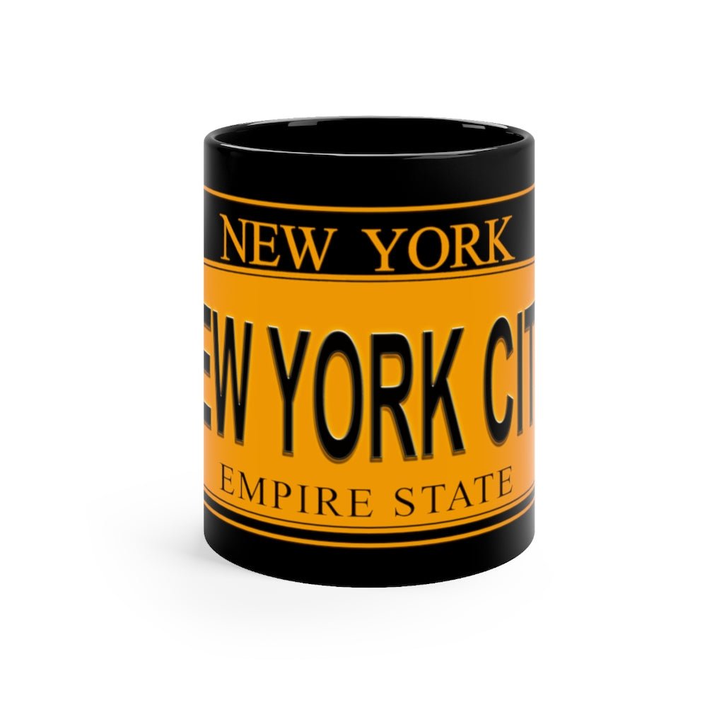 Nostalgic New York City Cup, NYC License Plate Coffee Cup, NYC Coffee Mug - City2CityWorld