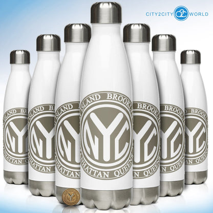 NYC Stainless Steel Hot/Cold Drink Bottle - City2CityWorld