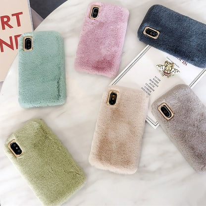 Rabbit plush phone case - City2CityWorld