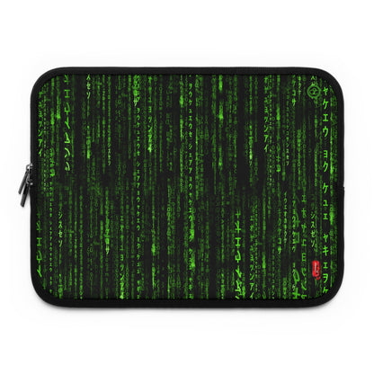 Red Pill Rain Code Laptop Sleeve - City2CityWorld