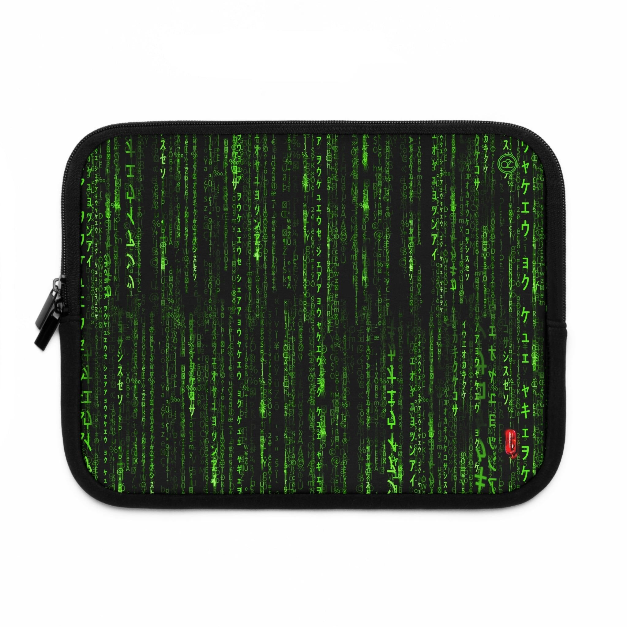 Red Pill Rain Code Laptop Sleeve - City2CityWorld