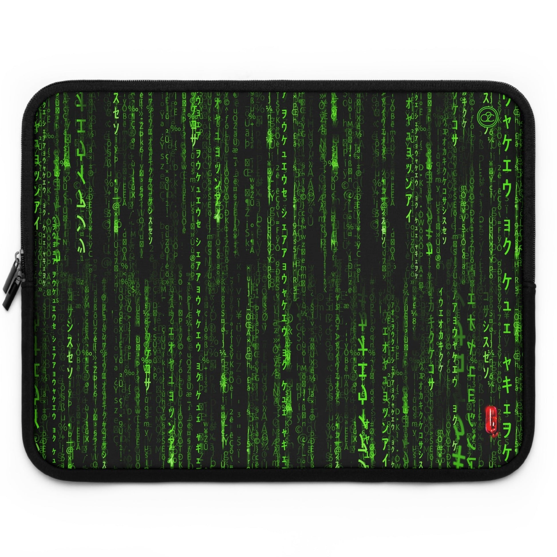 Red Pill Rain Code Laptop Sleeve - City2CityWorld