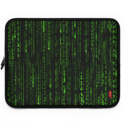 Red Pill Rain Code Laptop Sleeve - City2CityWorld