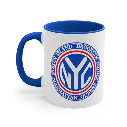 Retro New York City Coffee Mug, 11oz NYC 2 Tone Mug - City2CityWorld