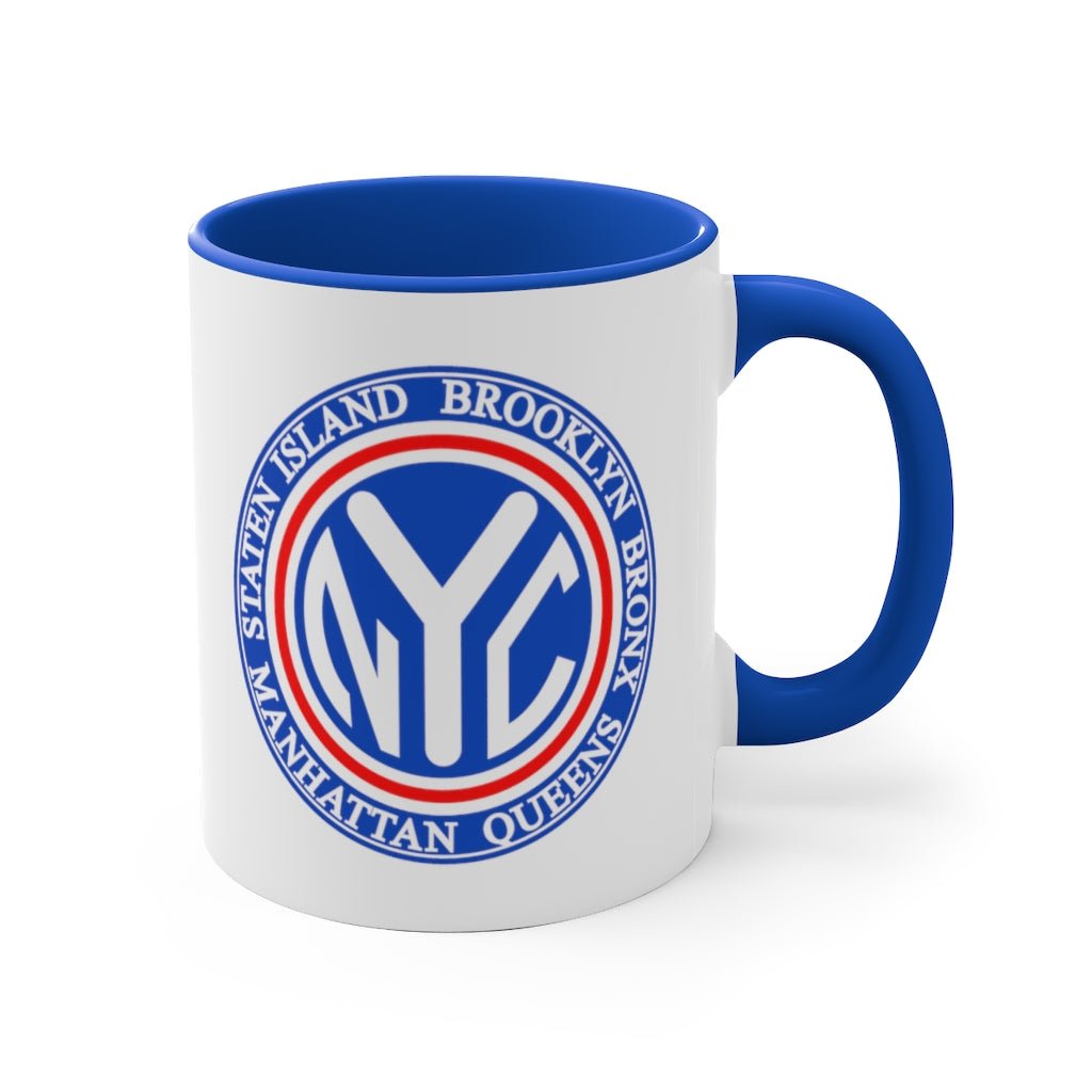 Retro New York City Coffee Mug, 11oz NYC 2 Tone Mug - City2CityWorld