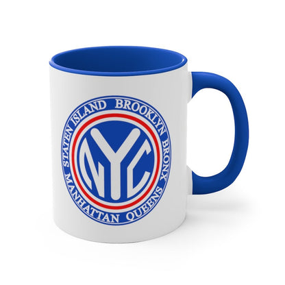 Retro New York City Coffee Mug, 11oz NYC 2 Tone Mug - City2CityWorld