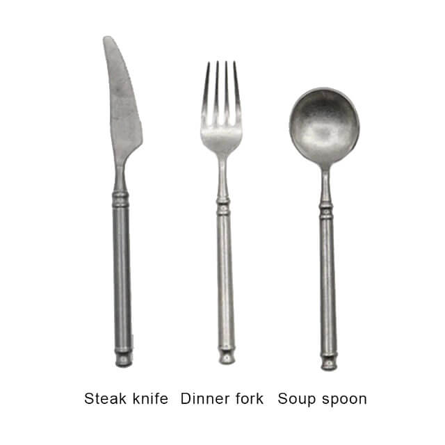 Retro Peeling-Stainless Steel Kitchen Flatware Set & Single Pieces - City2CityWorld