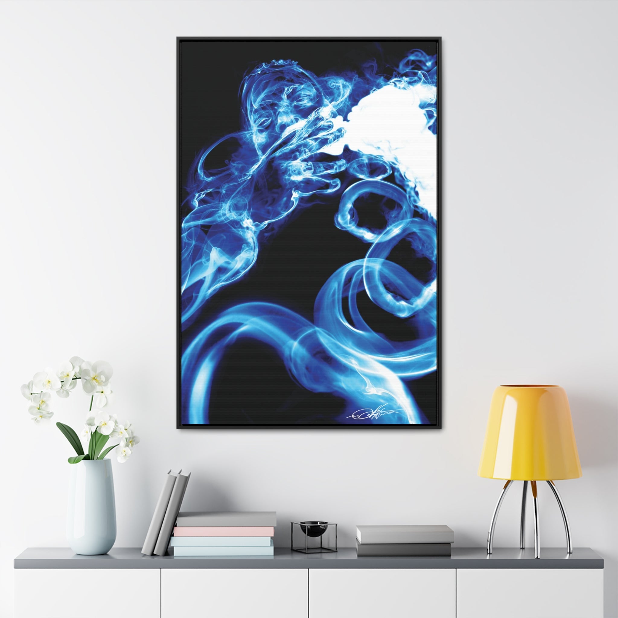 Smoking Legends BIG-1 Framed Canvas Wrap - City2CityWorld