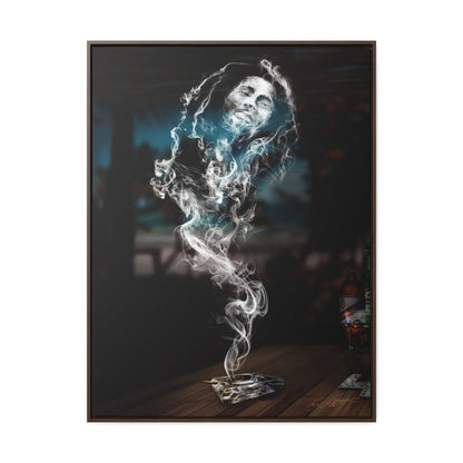 Smoking Legends Bob-1 Framed Canvas Wrap - City2CityWorld