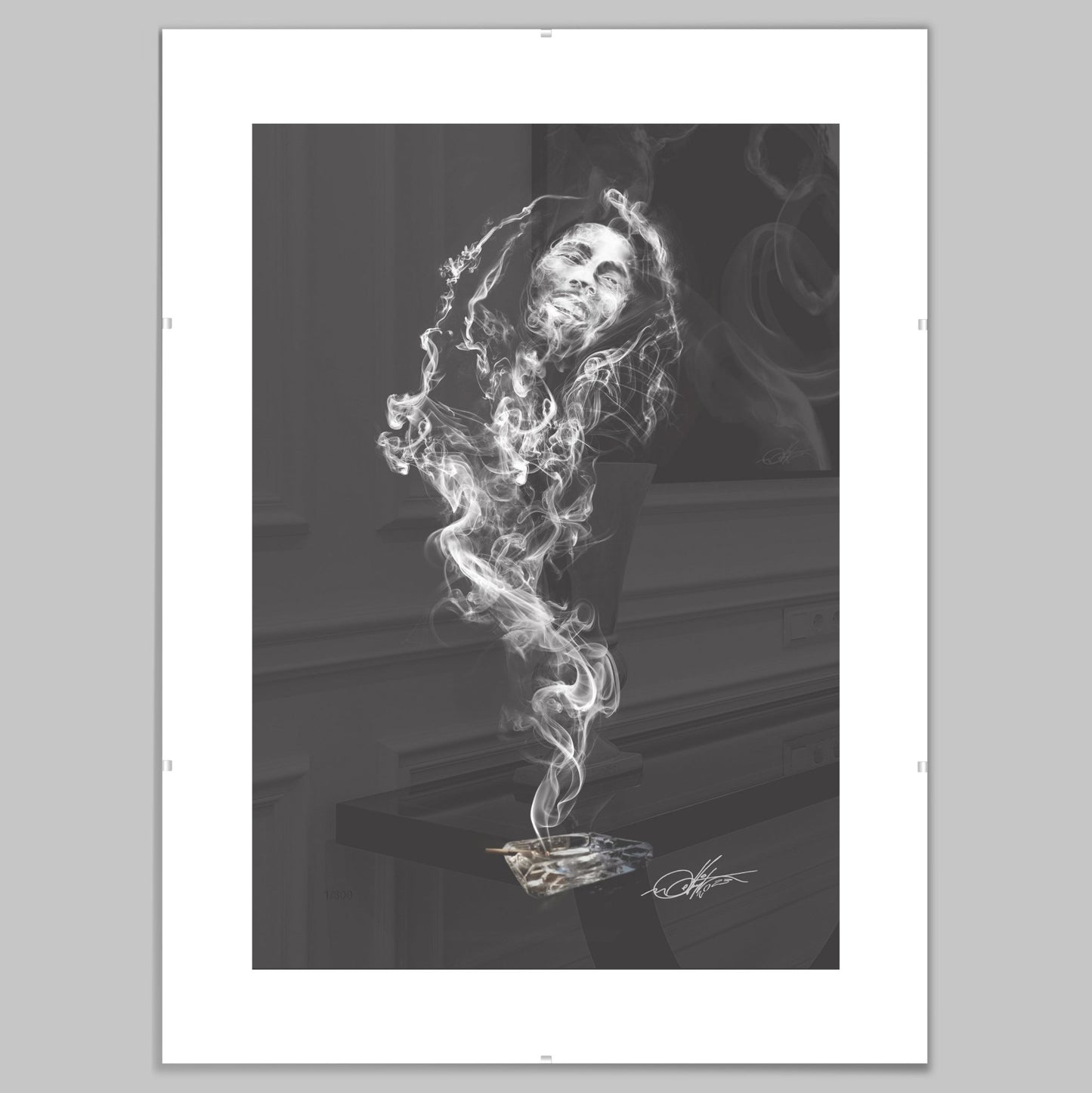 Smoking Legends Bob 1 Signed Print - City2CityWorld