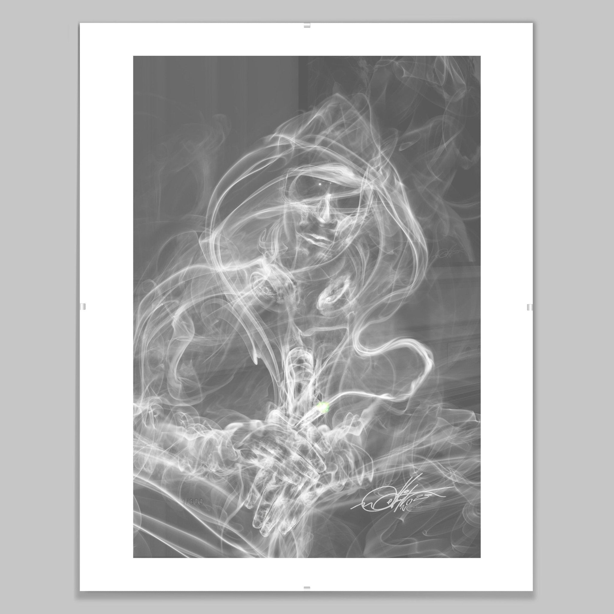 Smoking Legends Snoop 1 Signed Print - City2CityWorld