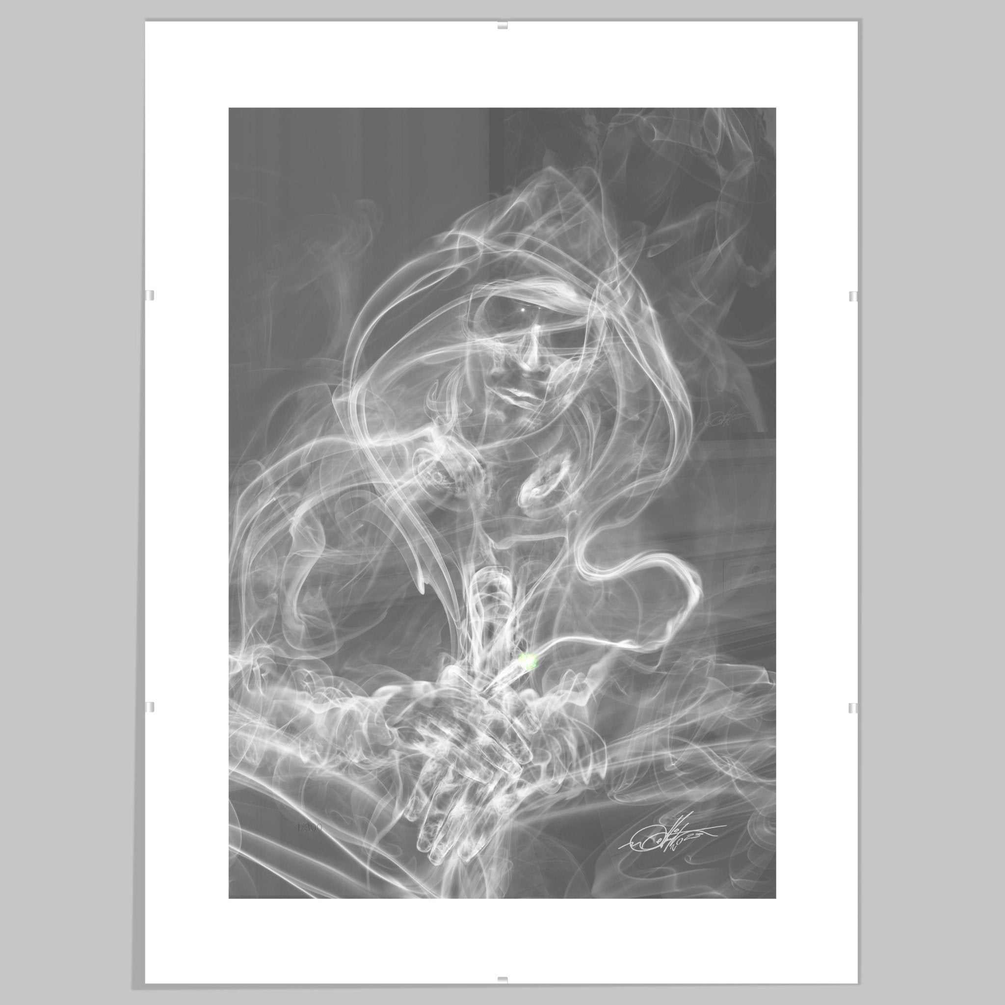 Smoking Legends Snoop 1 Signed Print - City2CityWorld