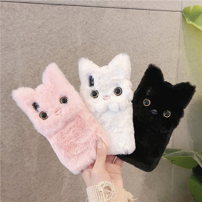 Soft Kitty Plush Cat Phone Case - City2CityWorld